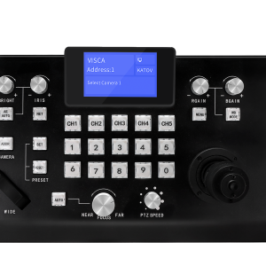 3D NDI PTZ Camera with RS232 RS485 ONVIF VISCA IP POE Keyboard Joystick Controller for Video Conference System